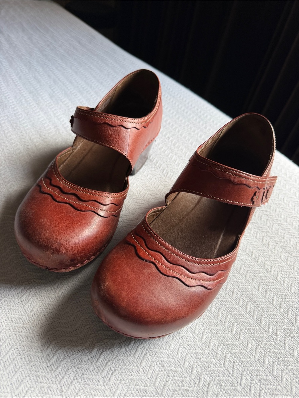 Dansko Mary Jane leather Shoes - Classic Leather Look